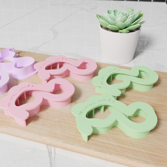 Brachiosaurus Dino Cookie Cutter Set. 4 Sizes Tons Of Colors. Brachiosaurus Cookie Cutter Matches Our Dinos!