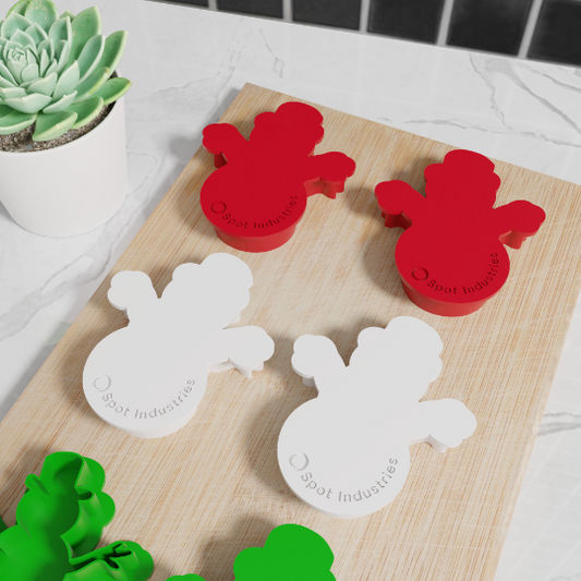 Snowman Cookie Cutter Set. Multiple Sizes And Colors. Matches Our Other Christmas Cookie Cutters