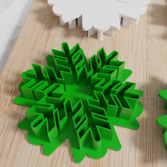 Snowflake Cookie Cutter Set. Multiple Sizes And Colors For Great Snowflake Cookies. Matches Our Other Christmas Cutters!
