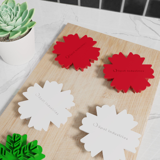 Snowflake Cookie Cutter Set. Multiple Sizes And Colors For Great Snowflake Cookies. Matches Our Other Christmas Cutters!