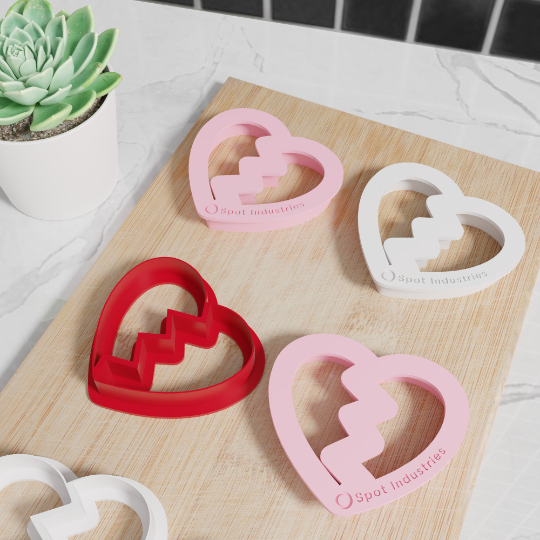 Broken Heart Cookie Cutters. Tons Of Sizes And Colors. Great BFF Cookies With Broken Heart Cookie Cutter!