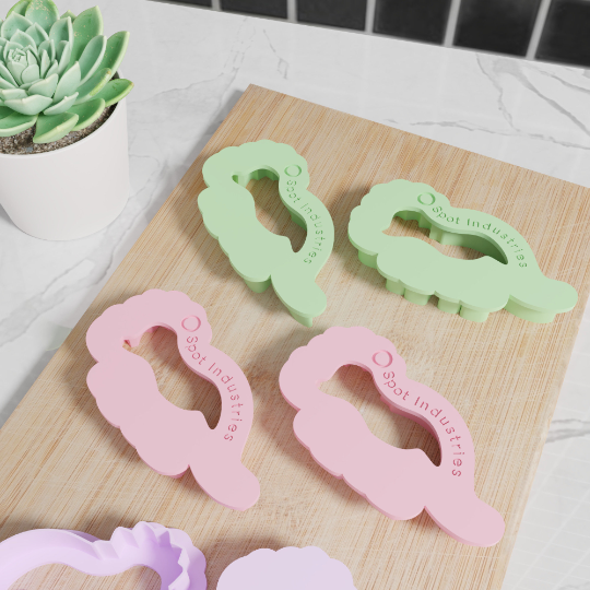Triceratops Cookie Cutter Set. 4 Sizes Tons Of Colors. Triceratops Cookie Cutter Matches Our Other Dinosaurs!
