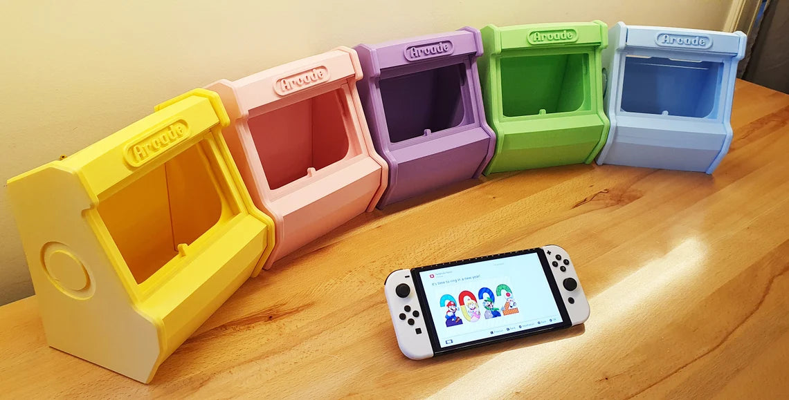 Nintendo Switch OLED Case Arcade Style! Get That Retro Feel With This 80s Style Nintendo Switch OLED Case Kit or Assembled