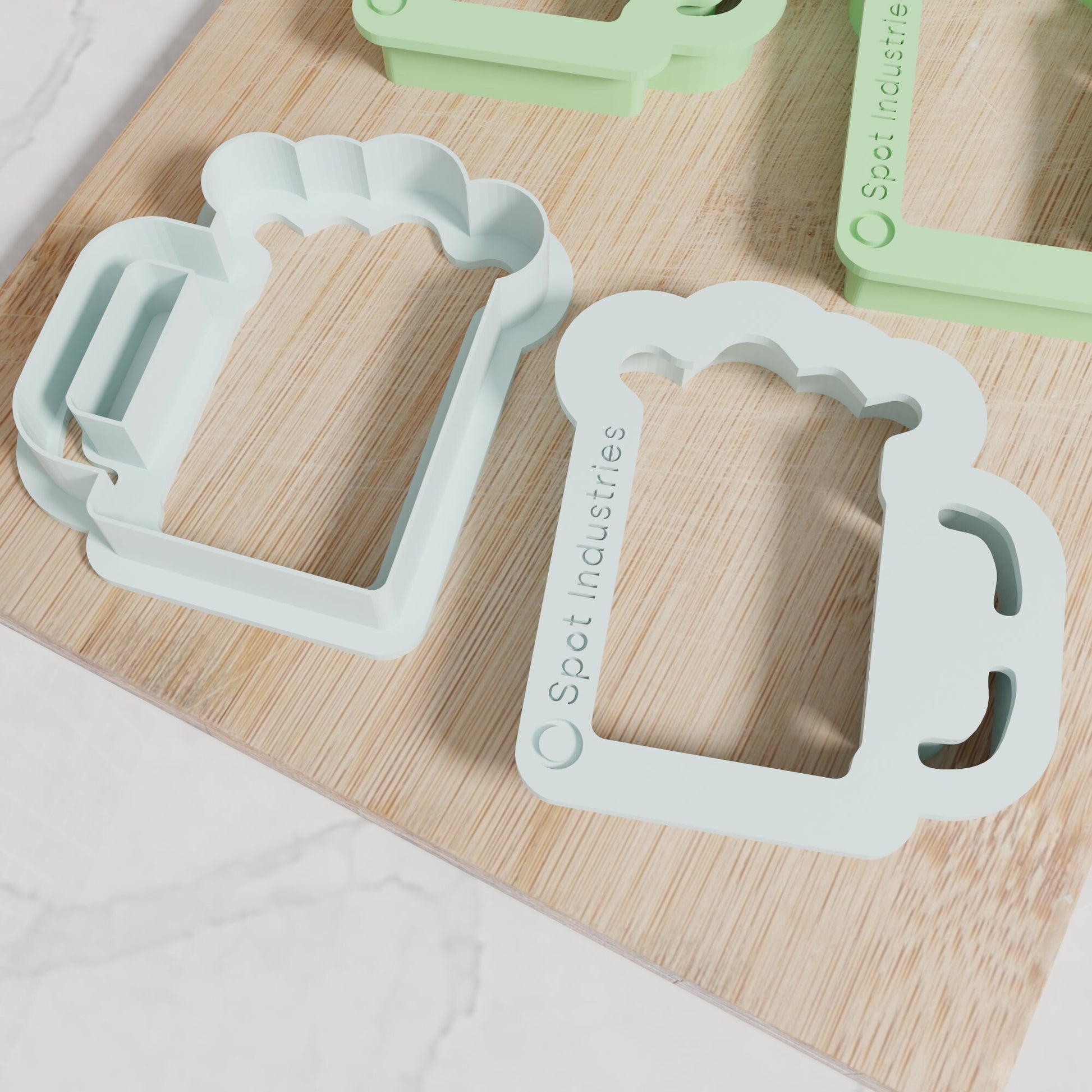 St. Patrick's Day Beer Cookie Cutter. Multiple Sizes And Colors. Beer Cookie Cutter Matches Our St. Patrick's Cutters