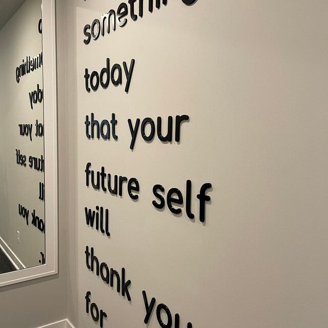 Totally Custom Business Sign Letters. Any Font, Size Or Color. Perfect For Reception Area, Lobby, Meeting Rooms & More!