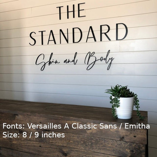 Totally Custom Business Sign Letters. Any Font, Size Or Color. Perfect For Reception Area, Lobby, Meeting Rooms & More!