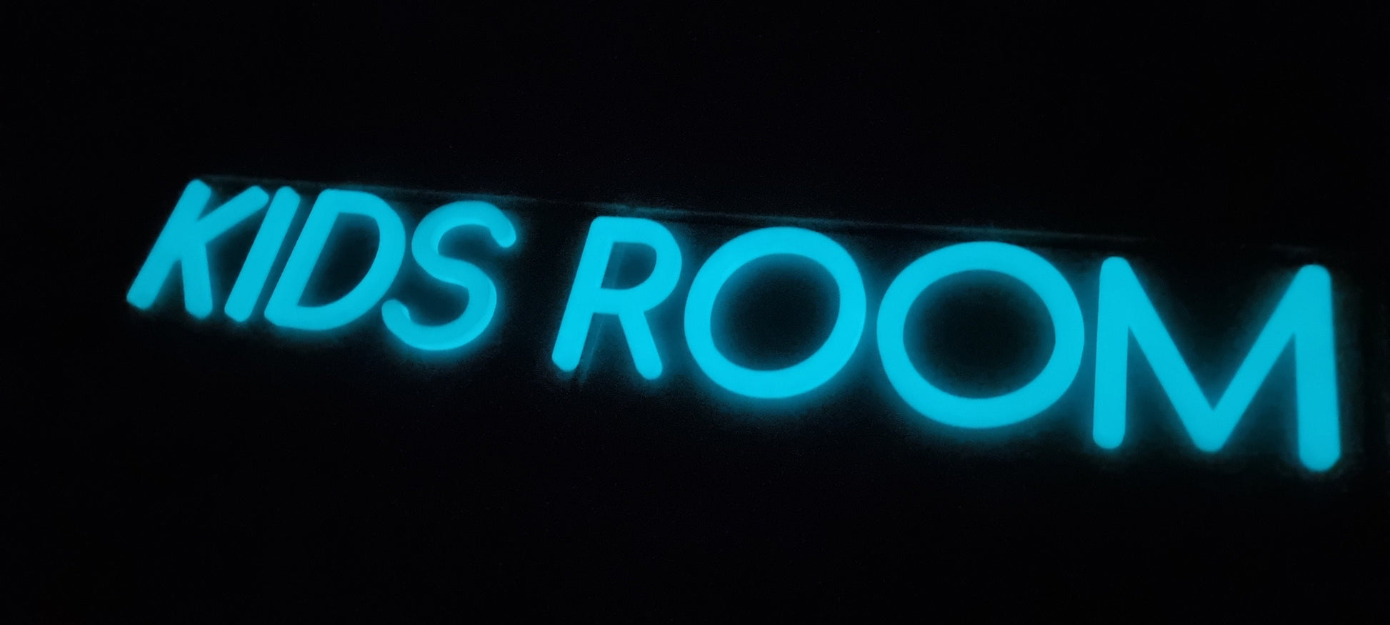 Glow In The Dark Custom Sign Letters. Any Font, Size Or Color. Perfect For Indoor Use at Home Or Any Occasion!