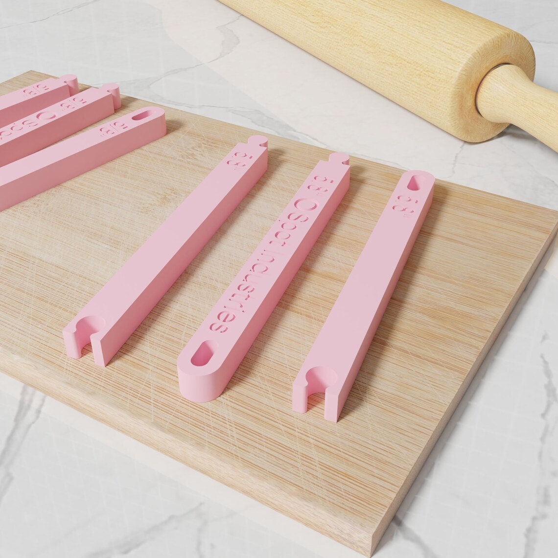 Extra Long Dough Sticks (Metric) in 25mm Thickness. Get The Perfect Dough Height Every Time With Our Extra Long Dough Sticks