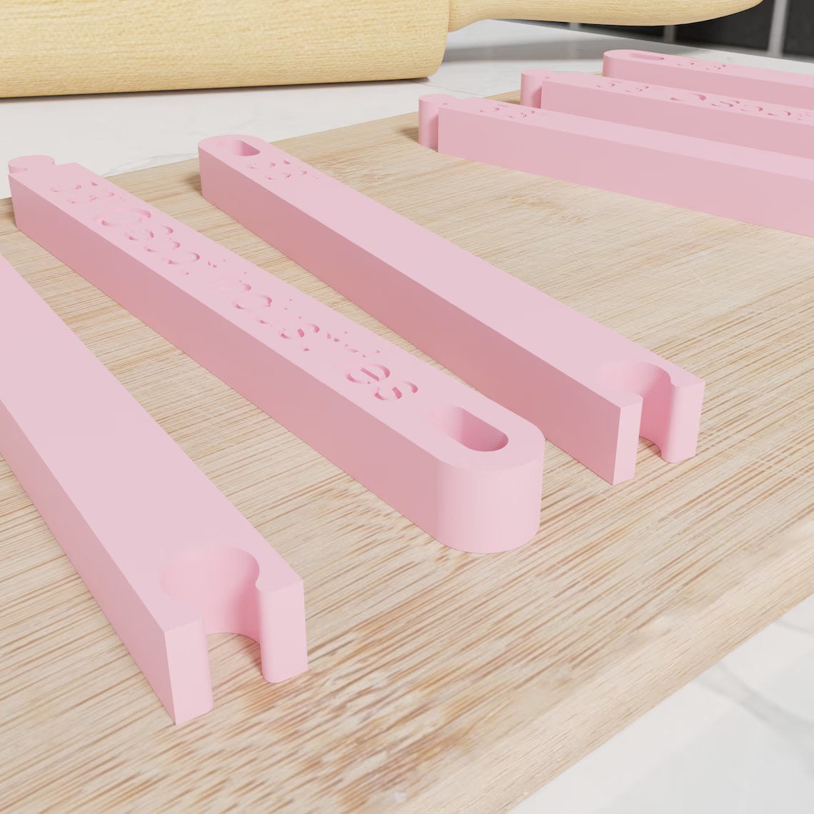 Extra Long Dough Sticks (Metric) in 25mm Thickness. Get The Perfect Dough Height Every Time With Our Extra Long Dough Sticks