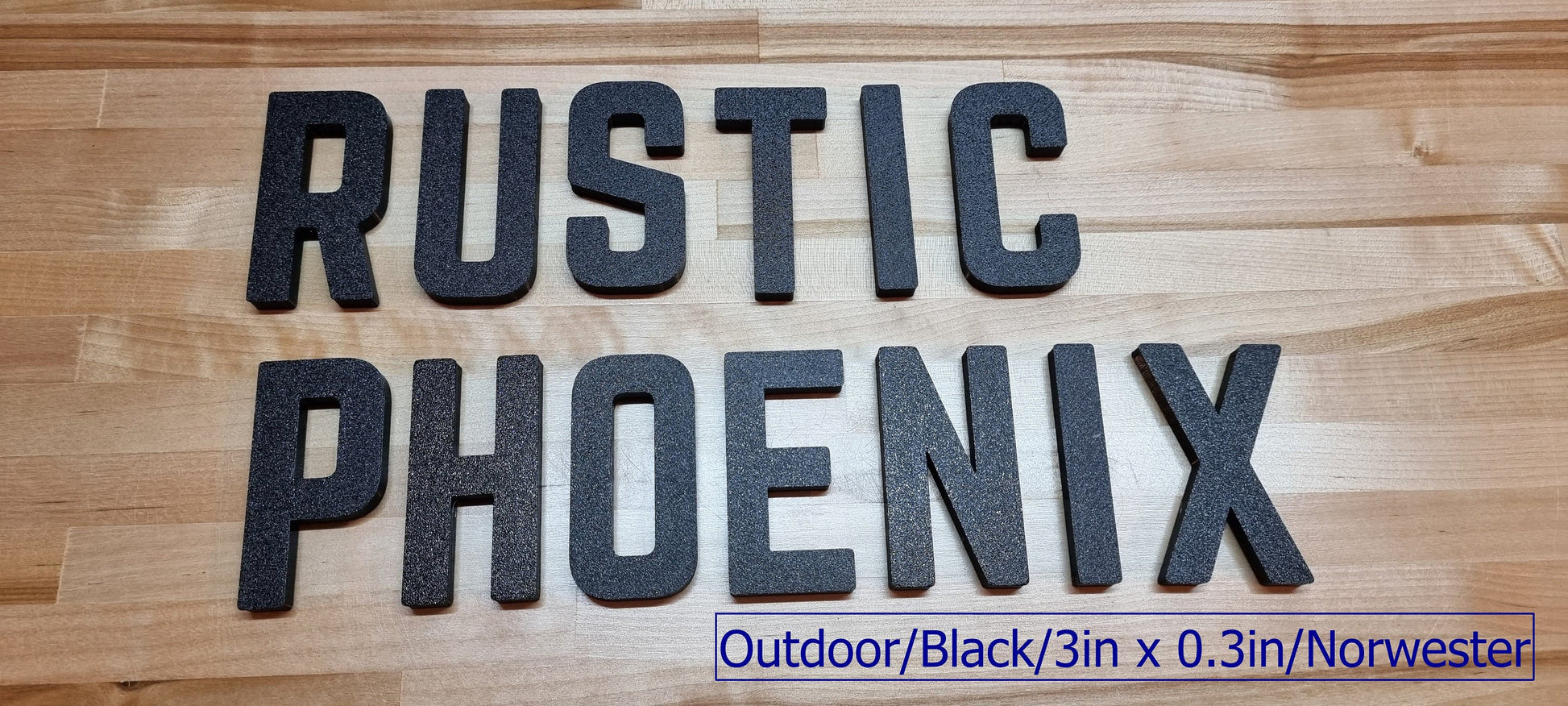 Totally Custom Outdoor Sign Letters. Any Font, Size Or Color. Perfect For Outdoor Use at Home or Any Occasion!