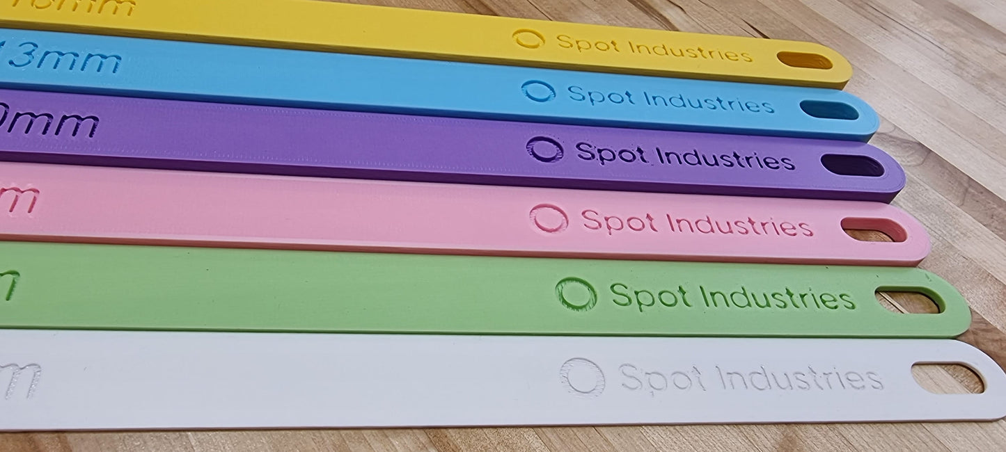 12in XL Dough Stick Pairs Metric (mm). Perfect Height Every Time With Our Eco-Friendly XL Dough Stick Set In Metric (mm)