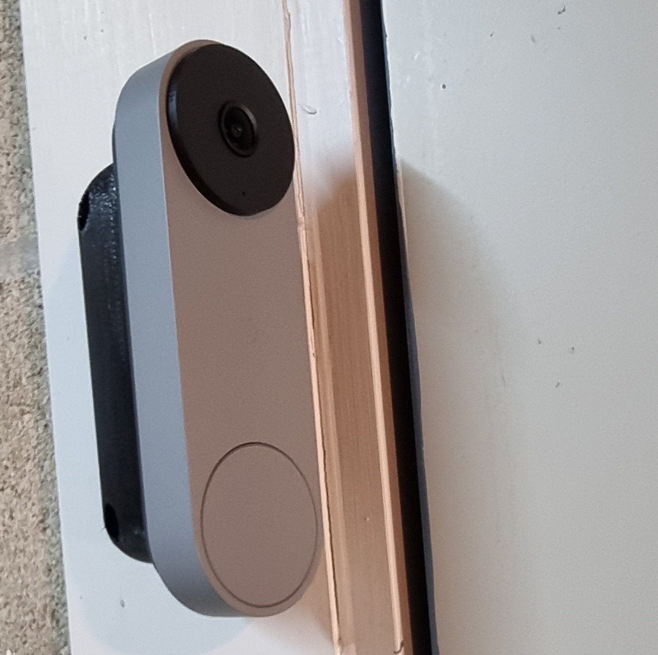 Nest Doorbell Gen 2 Wired Mount. 45 Degrees To Get The Perfect View. Our Nest Doorbell Gen 2 Mount 45 Degrees Aims Your Doorbell Perfectly