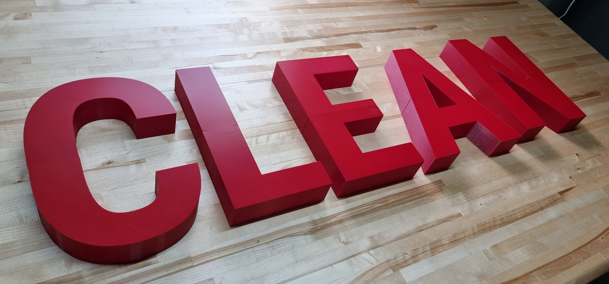 Totally Custom 2 Inch Thick 3D Sign Letters. Any Font, Size or Color! Indoor. Our 3D Sign Letters Make An Impact