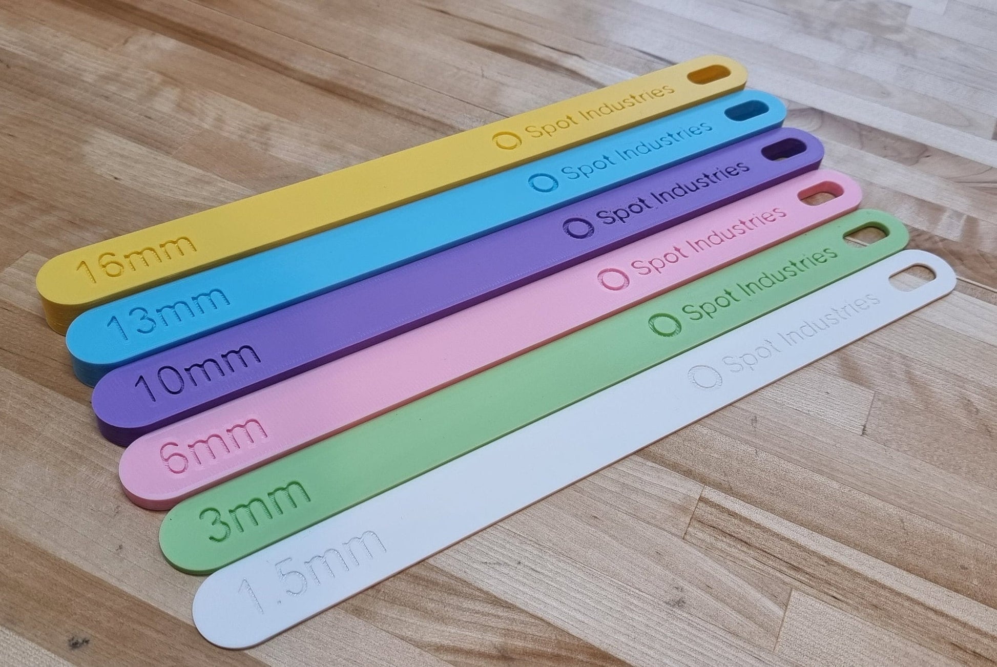 12in XL Dough Stick Pairs Metric (mm). Perfect Height Every Time With Our Eco-Friendly XL Dough Stick Set In Metric (mm)