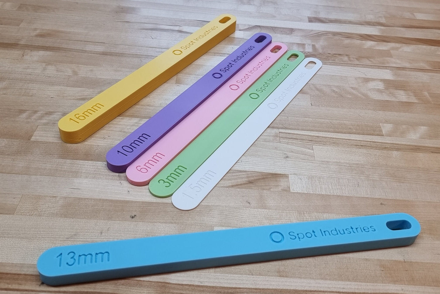 12in XL Dough Stick Pairs Metric (mm). Perfect Height Every Time With Our Eco-Friendly XL Dough Stick Set In Metric (mm)