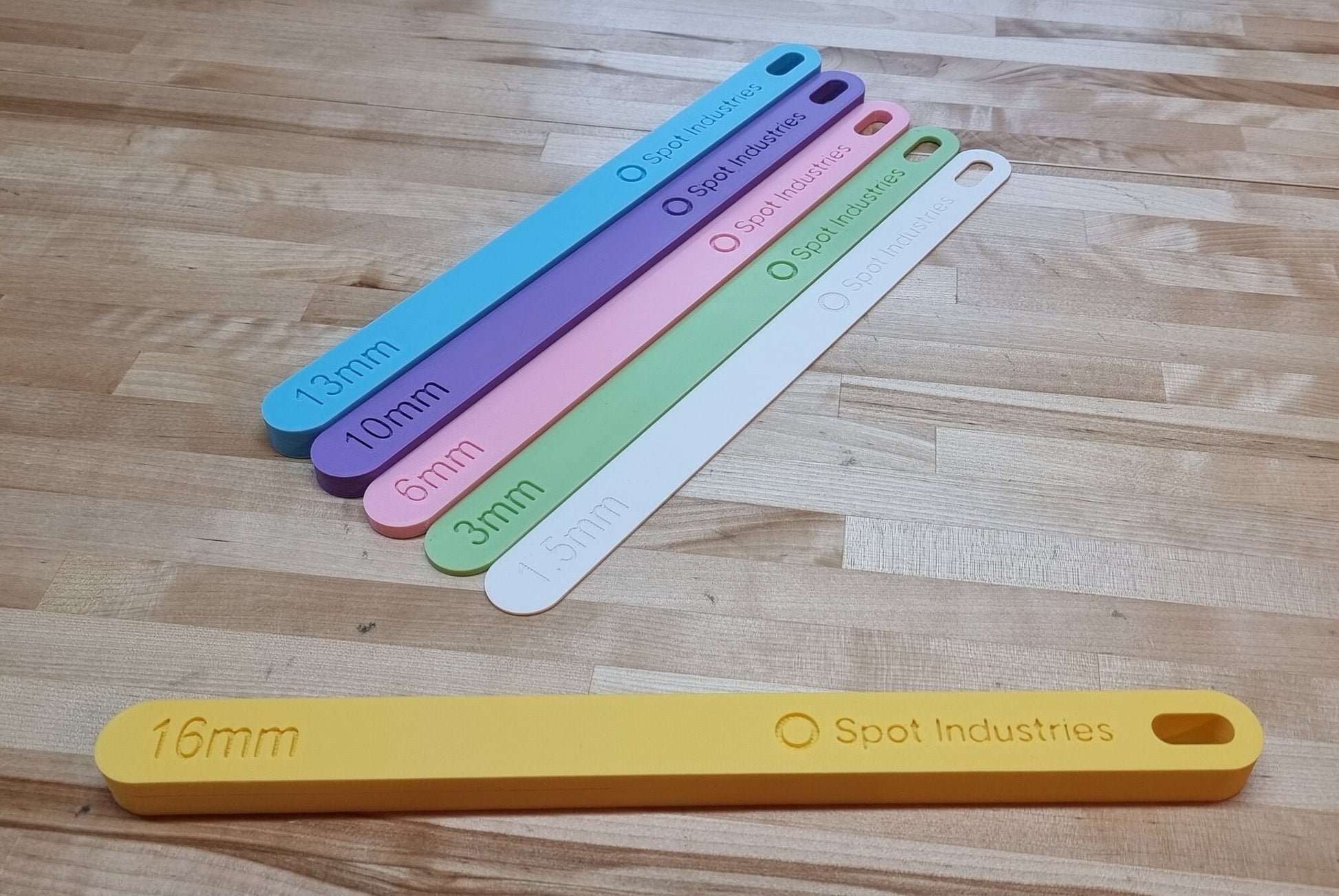 12in XL Dough Stick Pairs Metric (mm). Perfect Height Every Time With Our Eco-Friendly XL Dough Stick Set In Metric (mm)