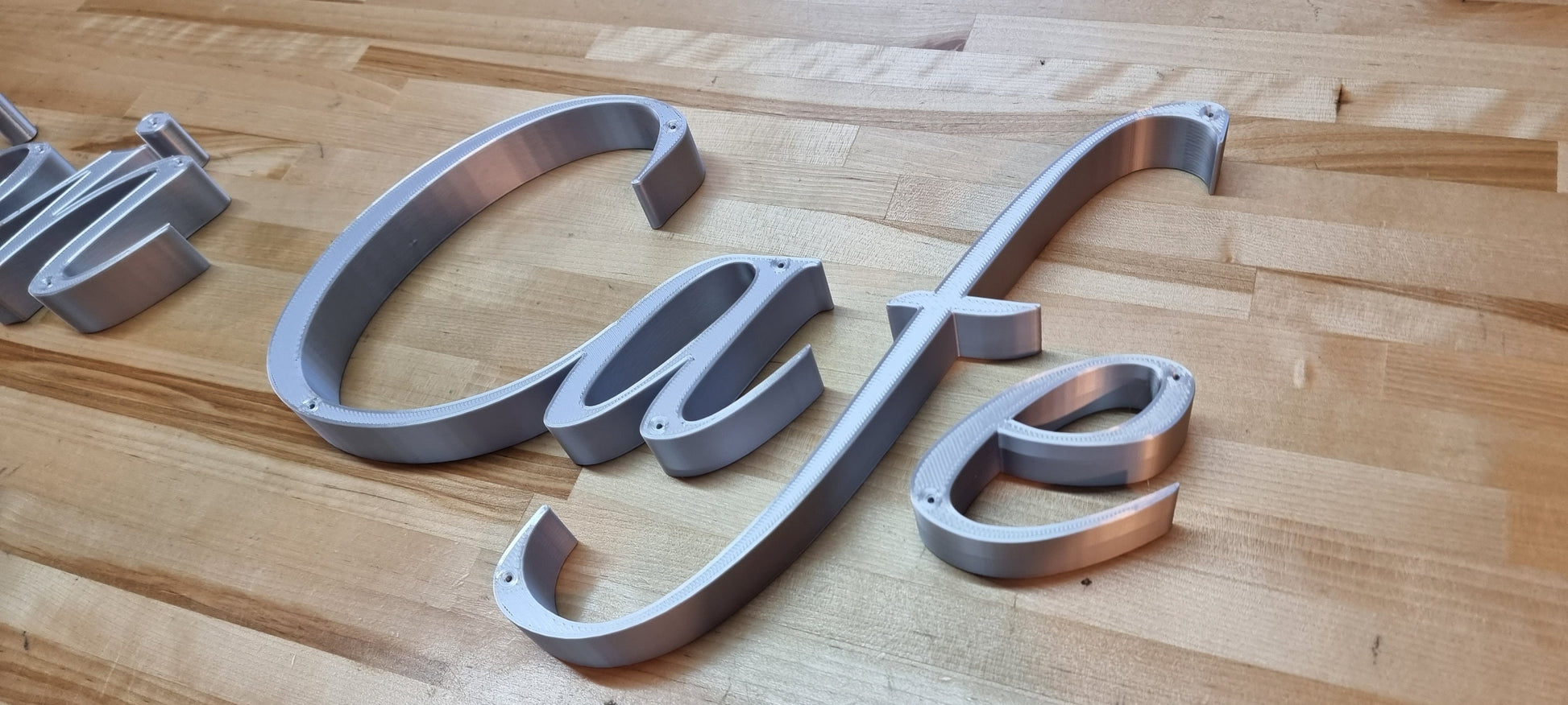Custom Screw Mount Sign Letters (1in Thick). Any Font, Size Or Color. Stunning Screw Mount Sign Letters For Offices, Meeting Rooms & More!