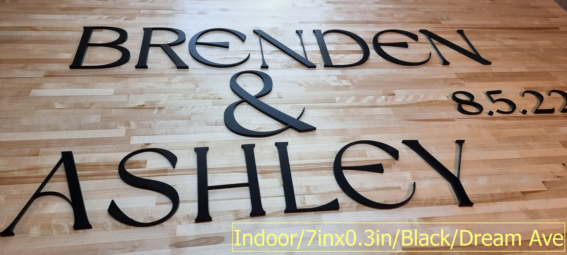 Totally Custom Wedding Sign Letters 1/3in Thick. Any Font, Size Or Color. Perfect Wedding Letters For Ceremonies, Receptions, Parties & More