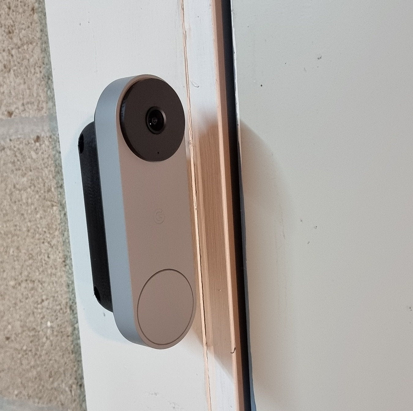 Nest Doorbell Gen 2 Wired Mount. 45 Degrees To Get The Perfect View. Our Nest Doorbell Gen 2 Mount 45 Degrees Aims Your Doorbell Perfectly
