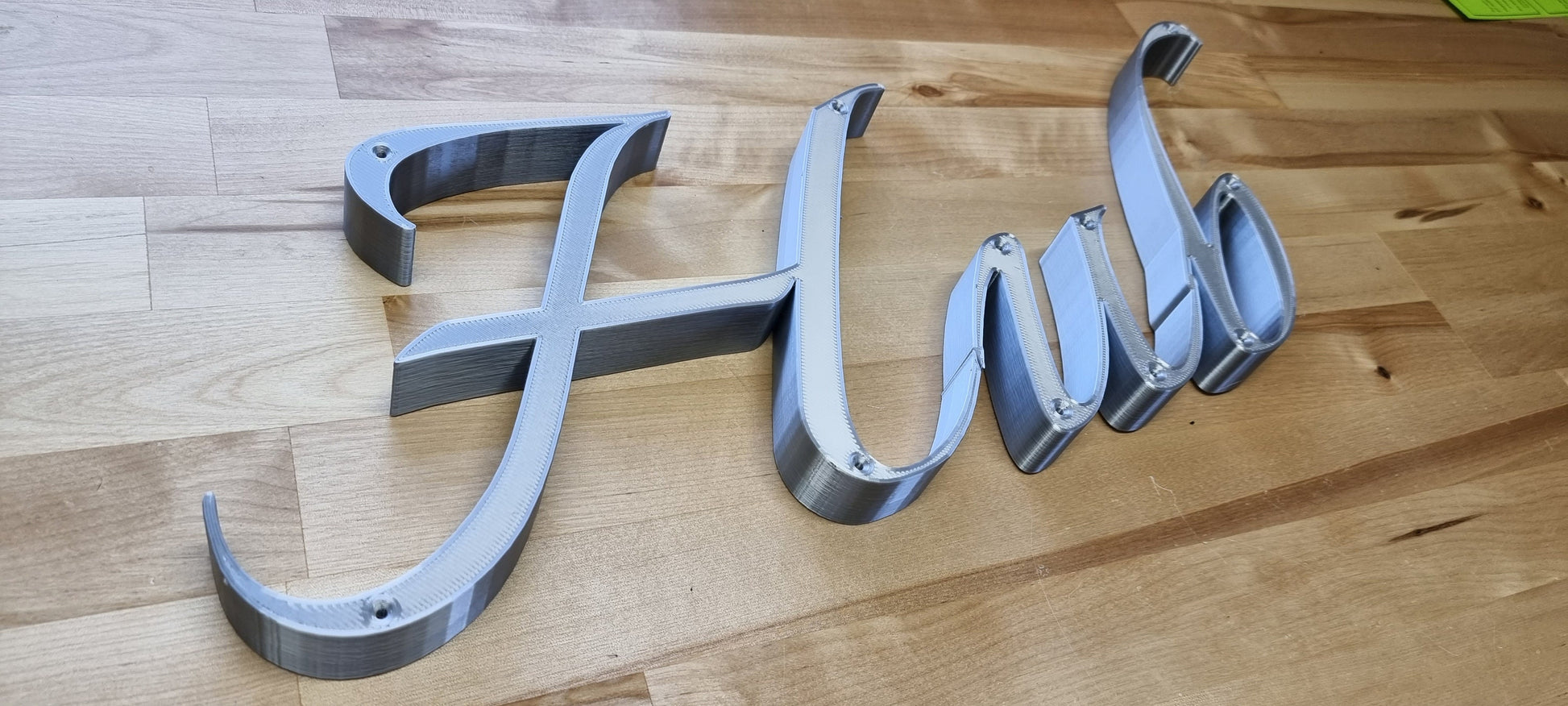 Custom Screw Mount Sign Letters (1in Thick). Any Font, Size Or Color. Stunning Screw Mount Sign Letters For Offices, Meeting Rooms & More!
