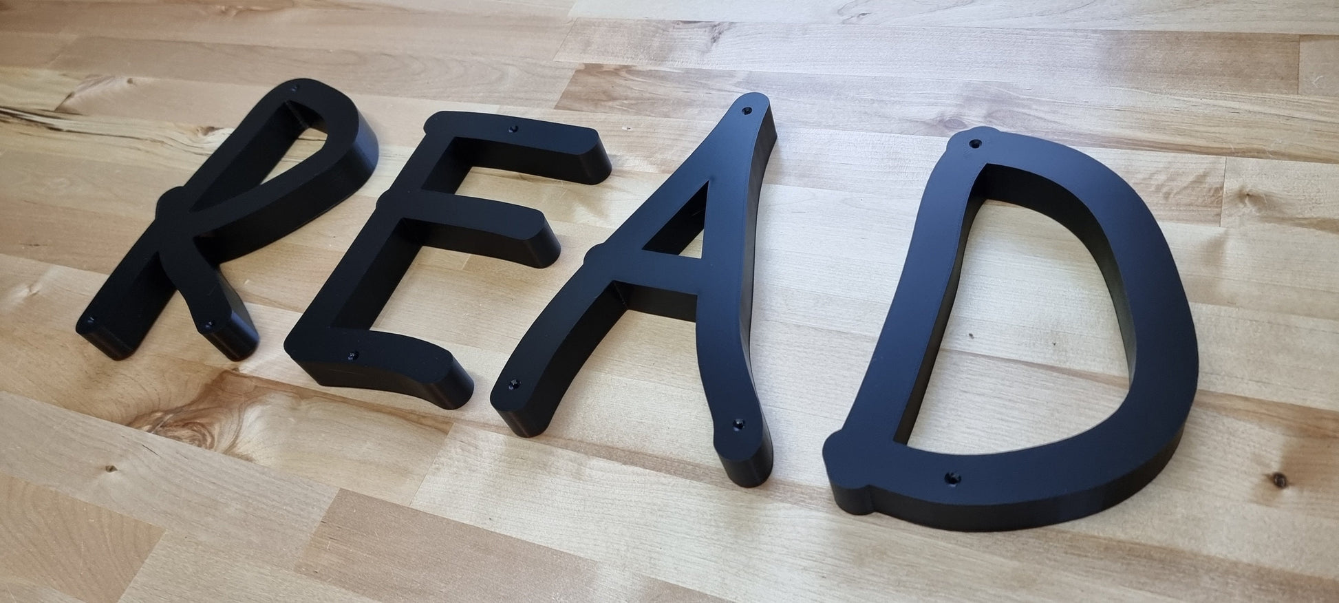 Custom Screw Mount Sign Letters (1in Thick). Any Font, Size Or Color. Stunning Screw Mount Sign Letters For Offices, Meeting Rooms & More!