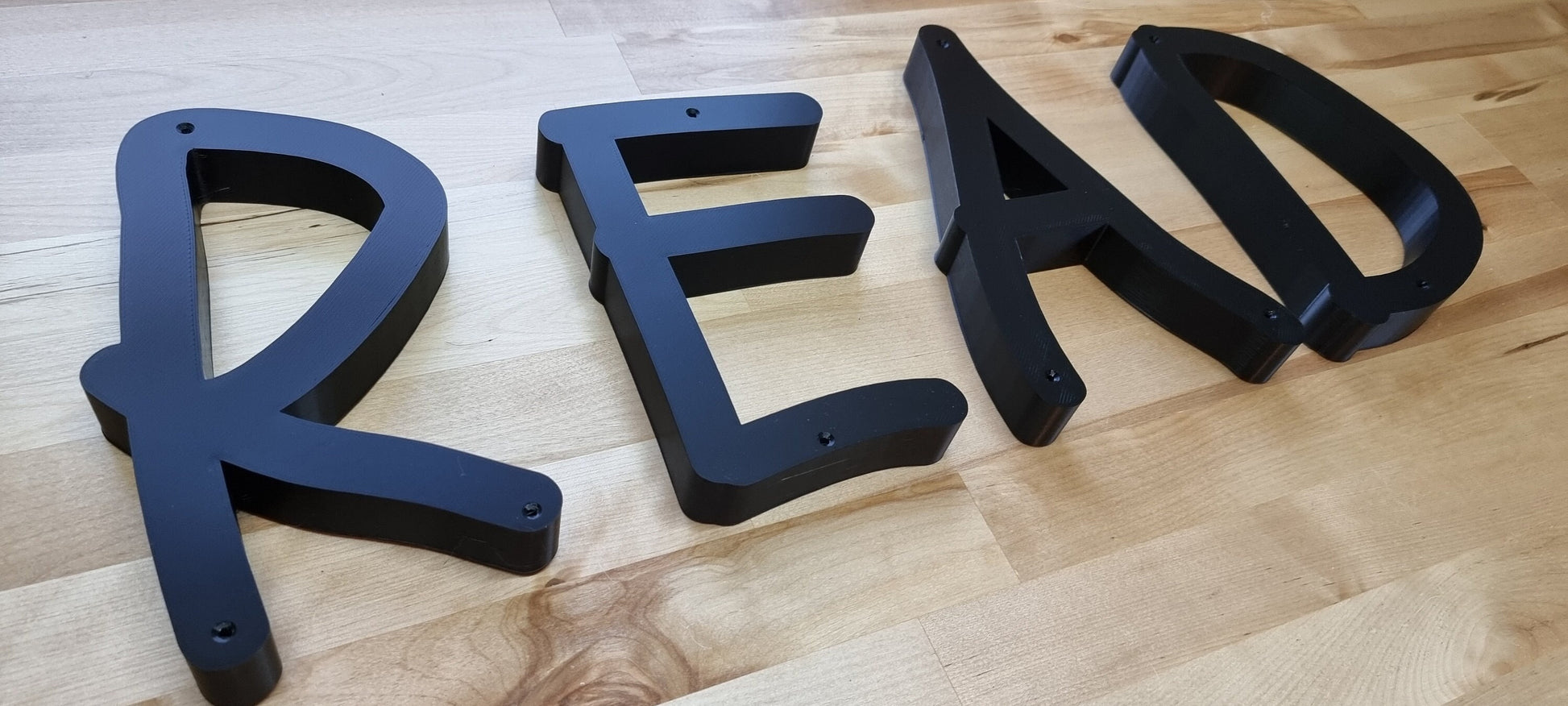Custom Screw Mount Sign Letters (1in Thick). Any Font, Size Or Color. Stunning Screw Mount Sign Letters For Offices, Meeting Rooms & More!
