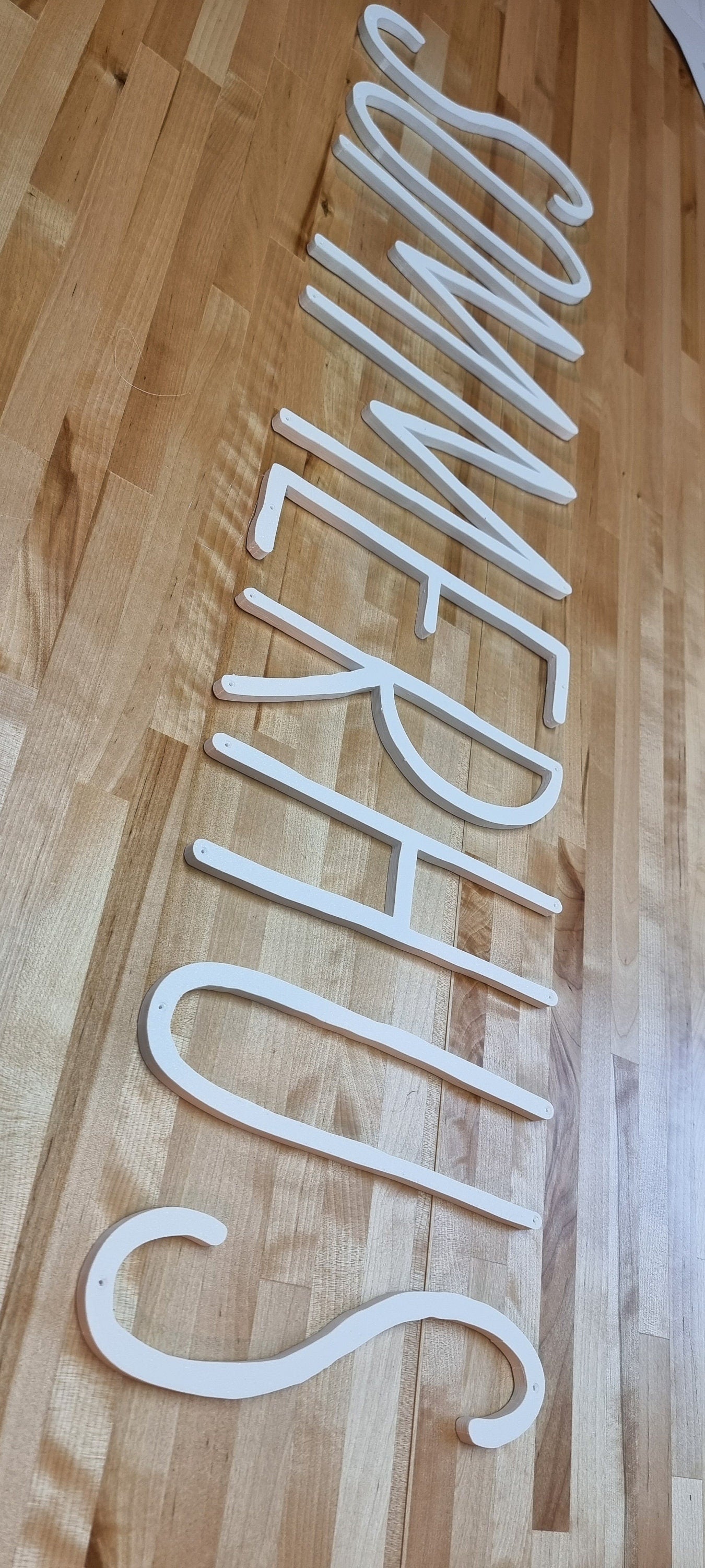 Custom Outdoor Screw Mount Sign Letters (1/2in). Any Font, Size Or Color. Stunning Screw Mount Sign Letters For Your Outdoor Projects!
