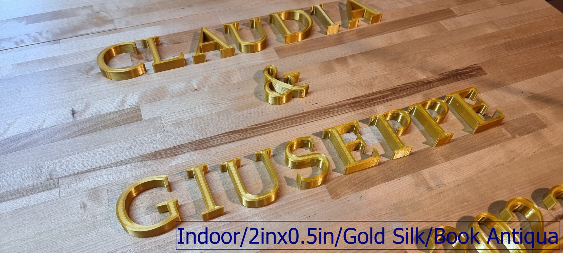 Totally Custom Wedding Sign Letters 1/2in thick. Any Font, Size Or Color. Perfect Wedding Letters For Ceremonies, Receptions, Parties & More