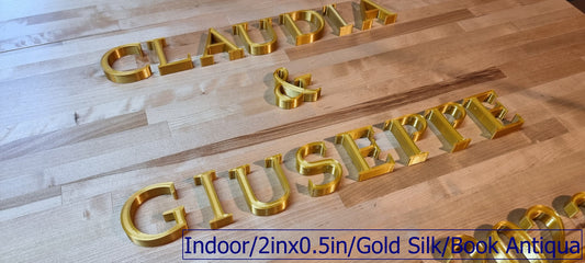 Totally Custom Wedding Sign Letters 1/2in thick. Any Font, Size Or Color. Perfect Wedding Letters For Ceremonies, Receptions, Parties & More