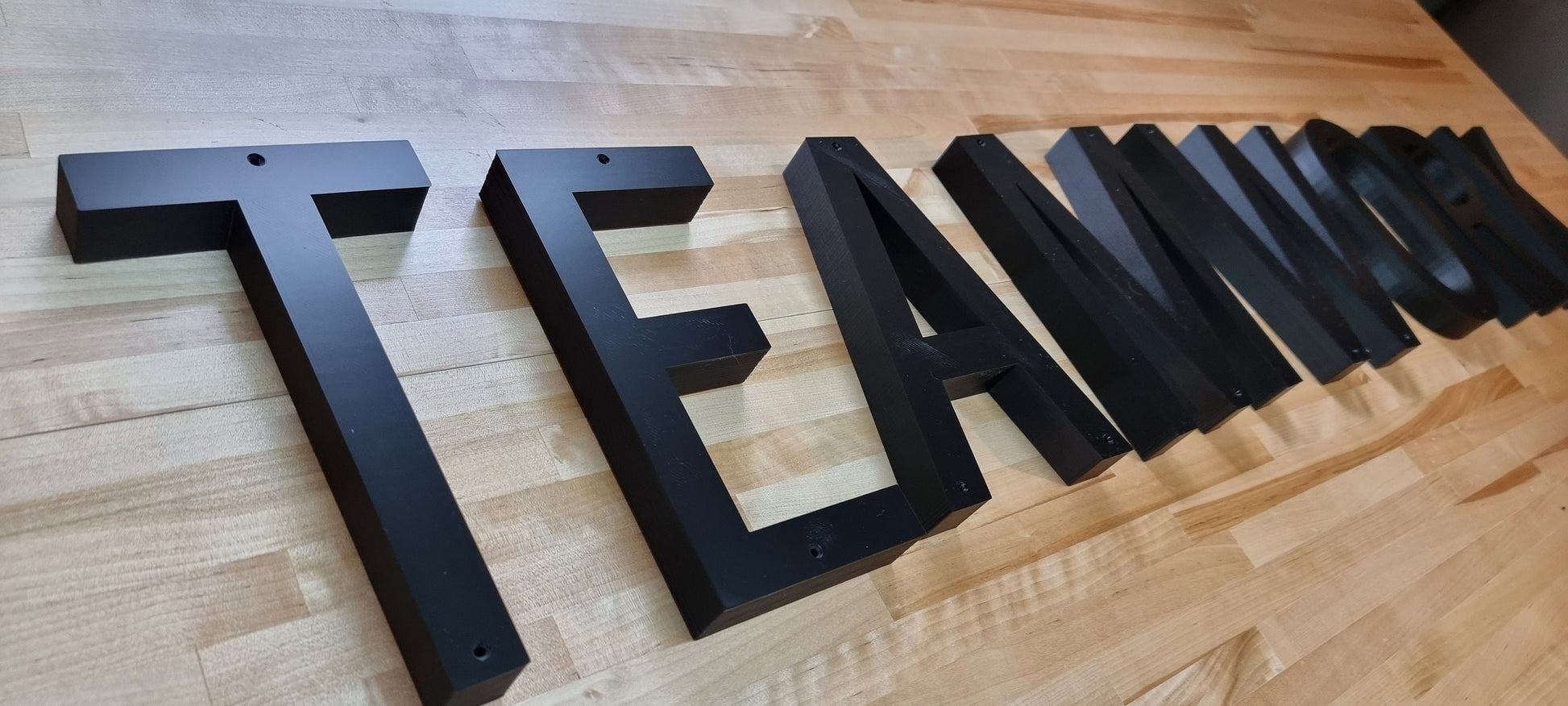 Custom Screw Mount Sign Letters (1in Thick). Any Font, Size Or Color. Stunning Screw Mount Sign Letters For Offices, Meeting Rooms & More!