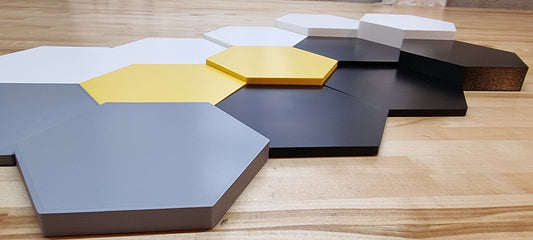3D Hexagon Wall Tiles In Tons of Sizes & Colors! Get A Modern Honeycomb Look With 3in Wide 3D Hexagon Wall Tiles