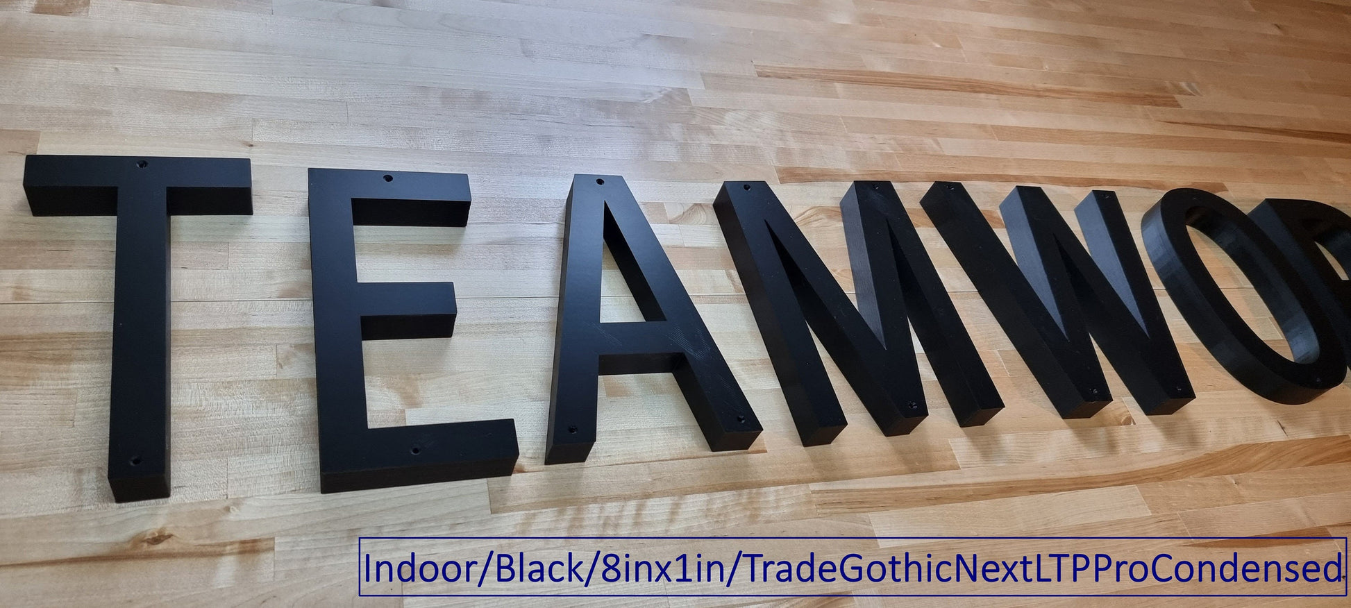 Custom Screw Mount Sign Letters (1in Thick). Any Font, Size Or Color. Stunning Screw Mount Sign Letters For Offices, Meeting Rooms & More!