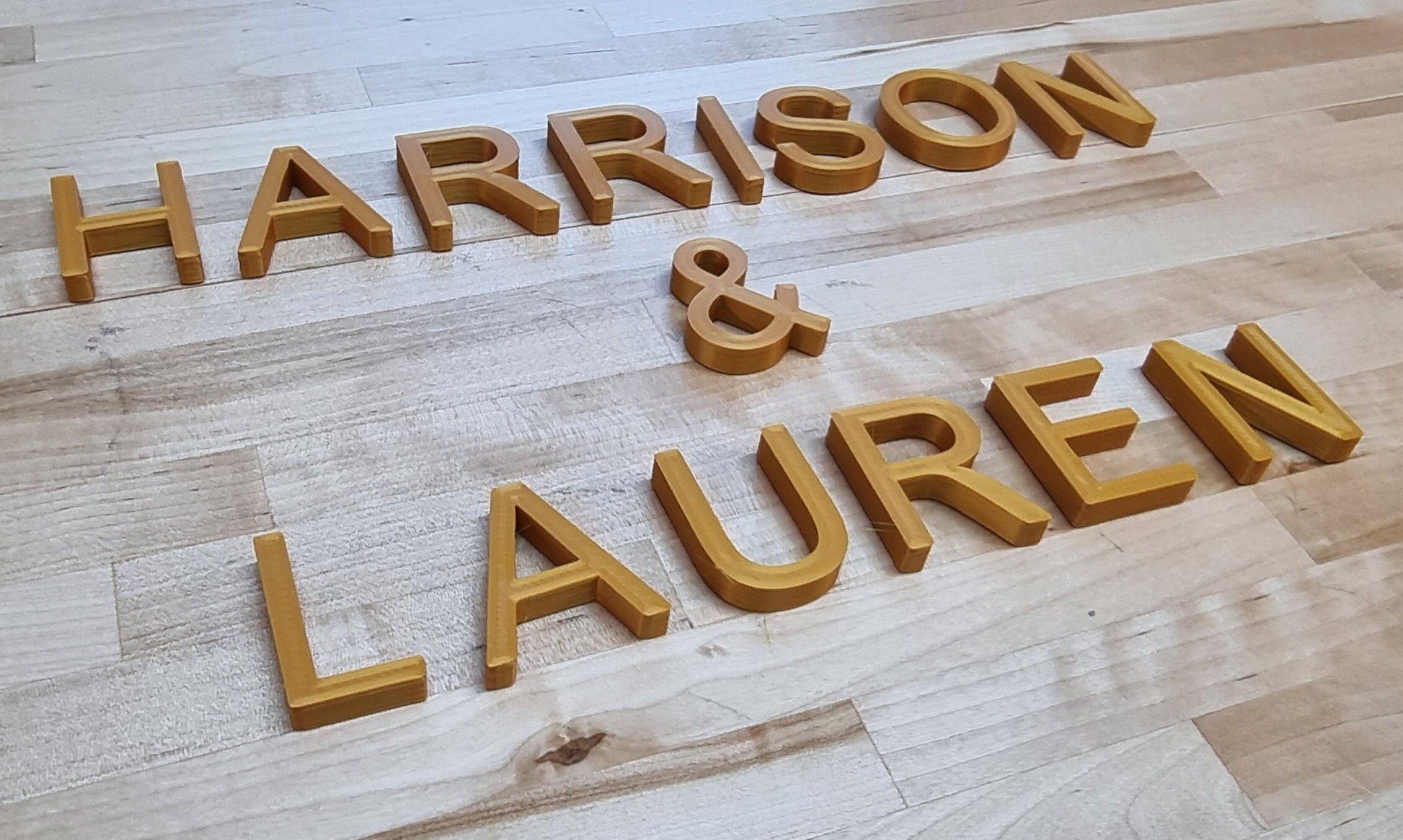 Totally Custom Wedding Sign Letters 1/3in Thick. Any Font, Size Or Color. Perfect Wedding Letters For Ceremonies, Receptions, Parties & More