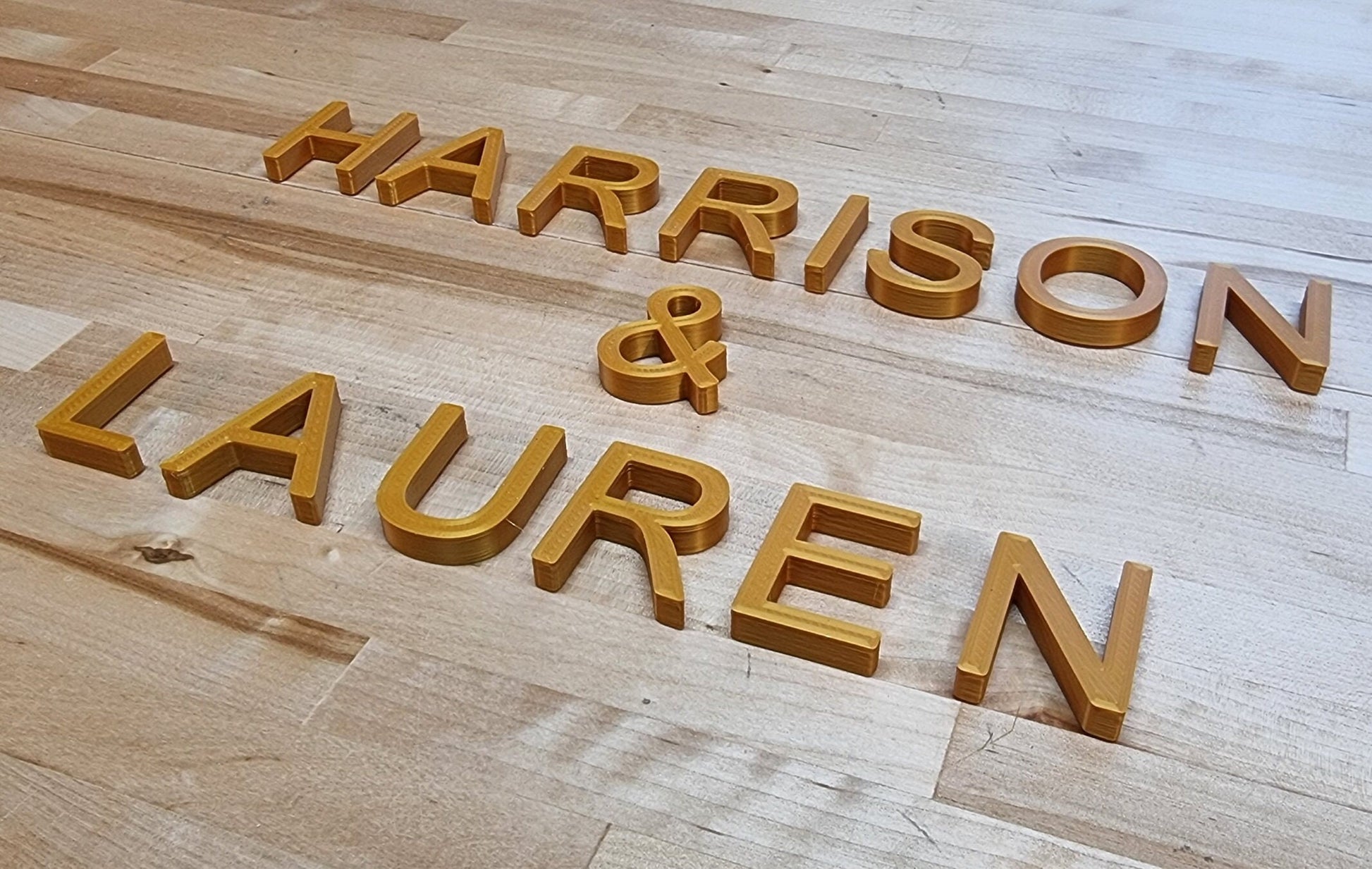 Totally Custom Wedding Sign Letters 1/3in Thick. Any Font, Size Or Color. Perfect Wedding Letters For Ceremonies, Receptions, Parties & More