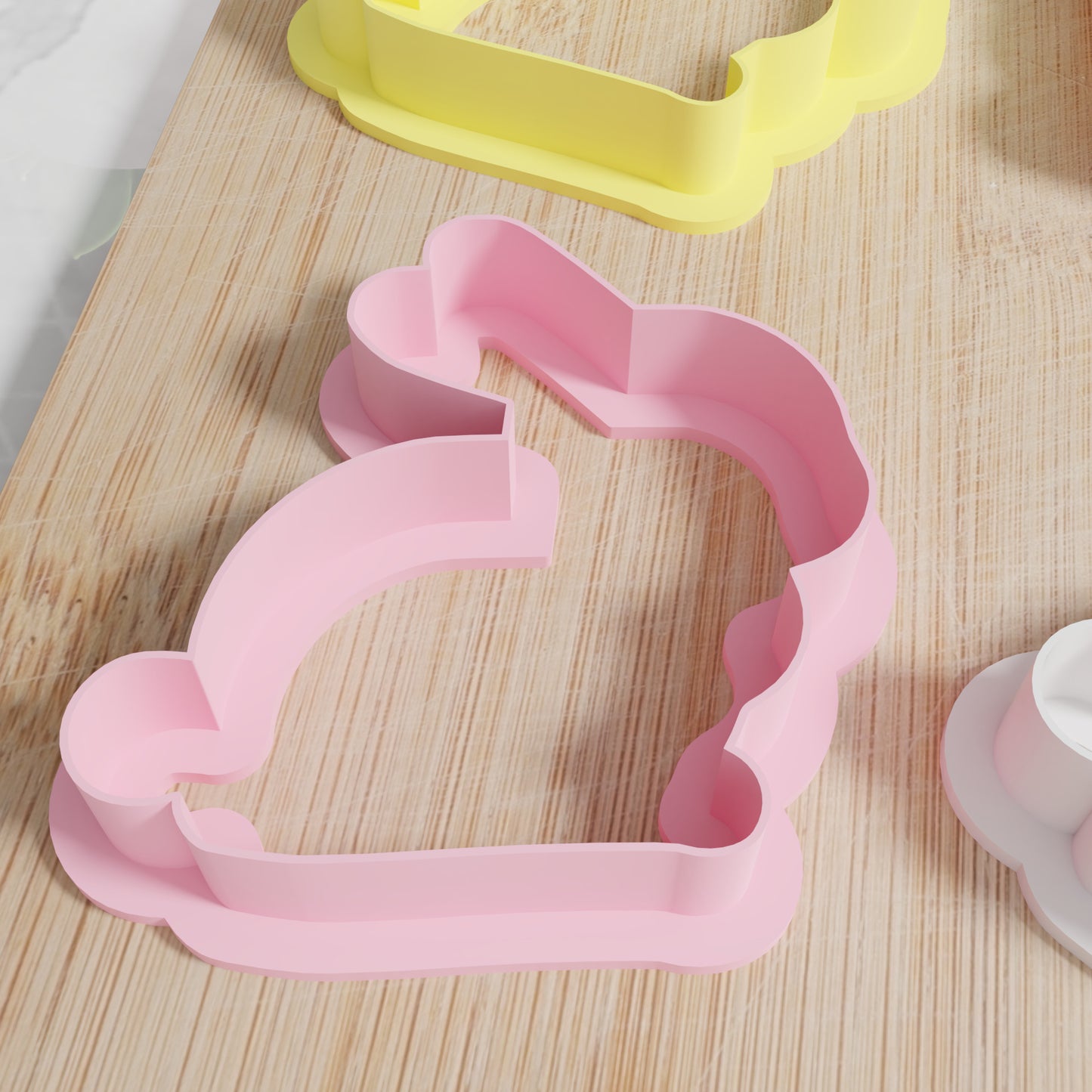 Easter Bunny Cookie Cutter Set. Matches Others In Our Easter Collection. Classic Side Profile Easter Bunny Cookie Cutter