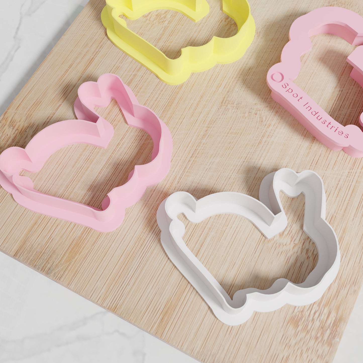 Easter Bunny Cookie Cutter Set. Matches Others In Our Easter Collection. Classic Side Profile Easter Bunny Cookie Cutter