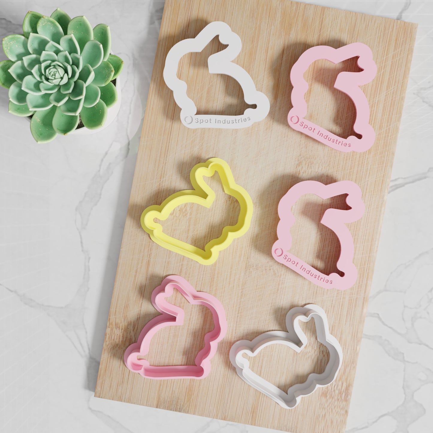Easter Bunny Cookie Cutter Set. Matches Others In Our Easter Collection. Classic Side Profile Easter Bunny Cookie Cutter