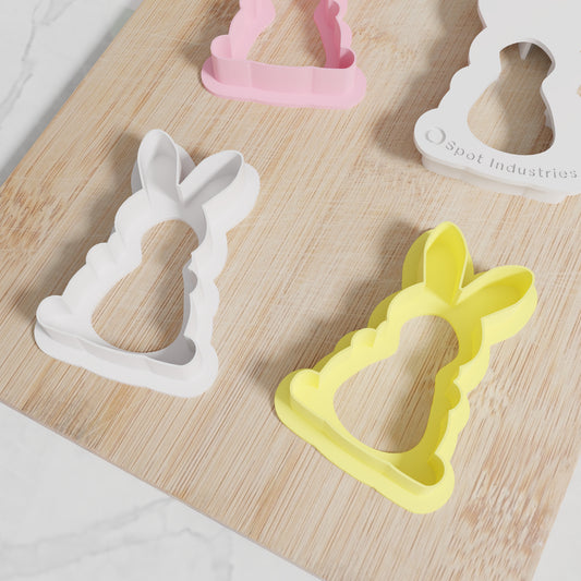 Easter Bunny Shape Cookie Cutter Set. Matches Others In Our Easter Collection. Modern Stylish Easter Bunny Cookie Cutter