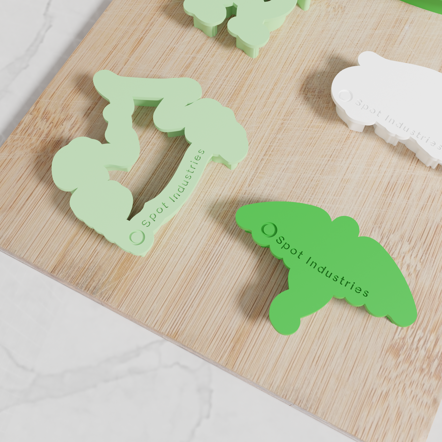 Dragon Cookie Cutters. Set of 6 Premium Dragon Cookie Cutters. Four Sizes, Tons Of Colors!