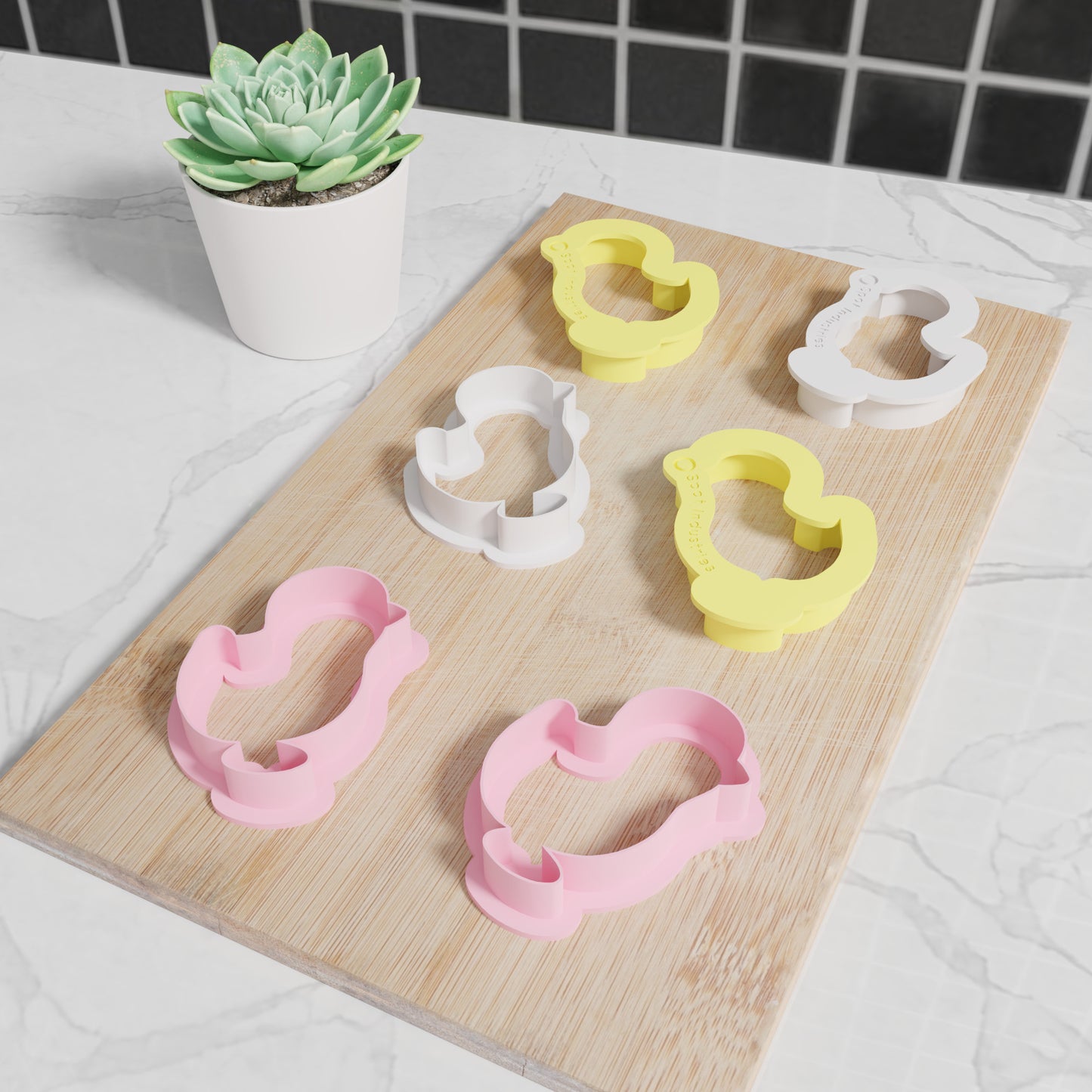 Easter Chick Cookie Cutter Set. Matches Others In Our Easter Collection. Super Cute Easter Chick Cookie Cutter