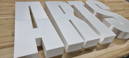 Custom Wall Sign Letters - 3 Inch Thick