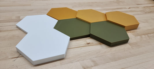 3D Hexagon Wall Tiles In Tons of Sizes & Colors! 6in Wide. Get A Modern Honeycomb Look With 3D Hexagon Wall Tiles