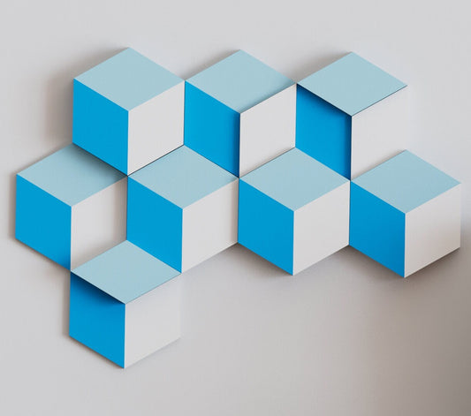 3D Cube Wall Tiles In Tons of Sizes & Colors! 6in Wide. Get A Modern 3D Cube Look With 3D Diamond / Cube Wall Tiles