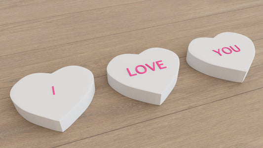 3D Custom Heart Wall Tiles In Tons of Sizes & Colors! 6in Wide, Set of 3. Create A Modern Wall With Easy On Off 3D Custom Heart Wall Tiles