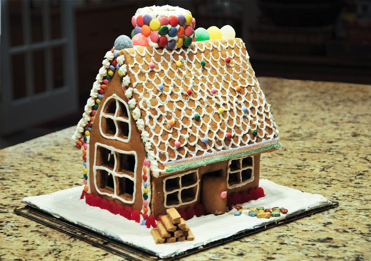Easy Gingerbread House Cookie Cutter Kit For Kids and Adults. Work As Clay Cutters, Fondant Cutters Too!