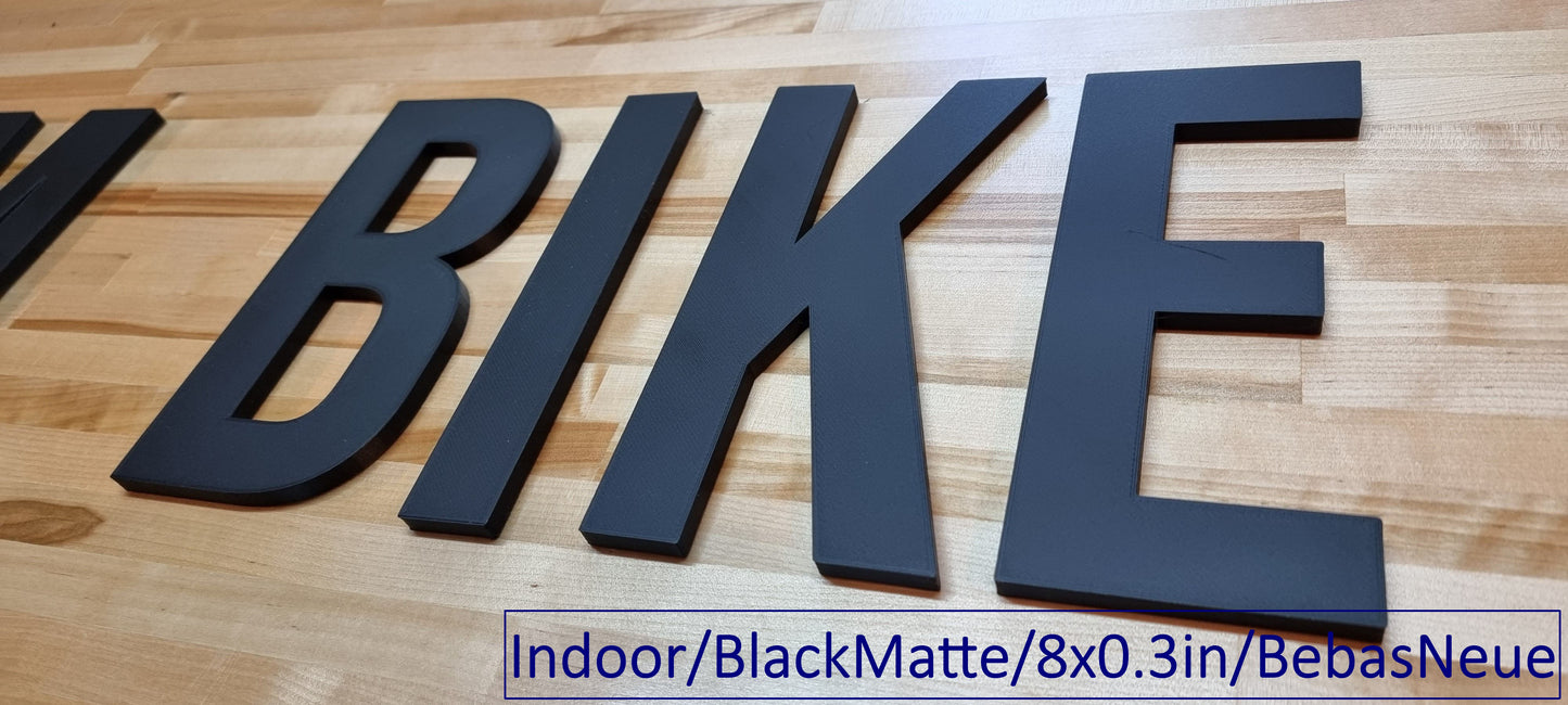 Totally Custom Office Sign Letters - 1/3 Inch Thick. Any Font, Size Or Color. Perfect Office Sign For Reception Area, Lobby, Meeting Rooms & More!