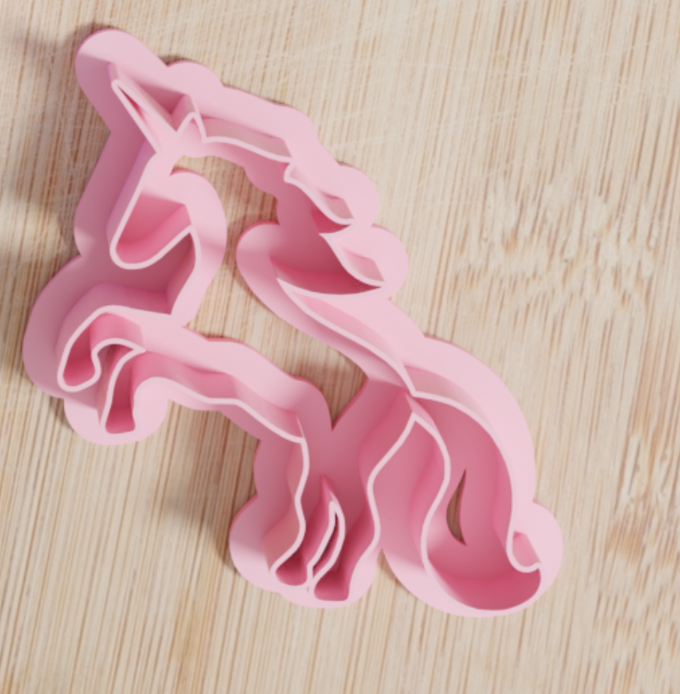 Unicorn Cookie Cutters. Set of 4 Premium Unicorn Cookie Cutters. Four Sizes, Rainbow Of Colors!