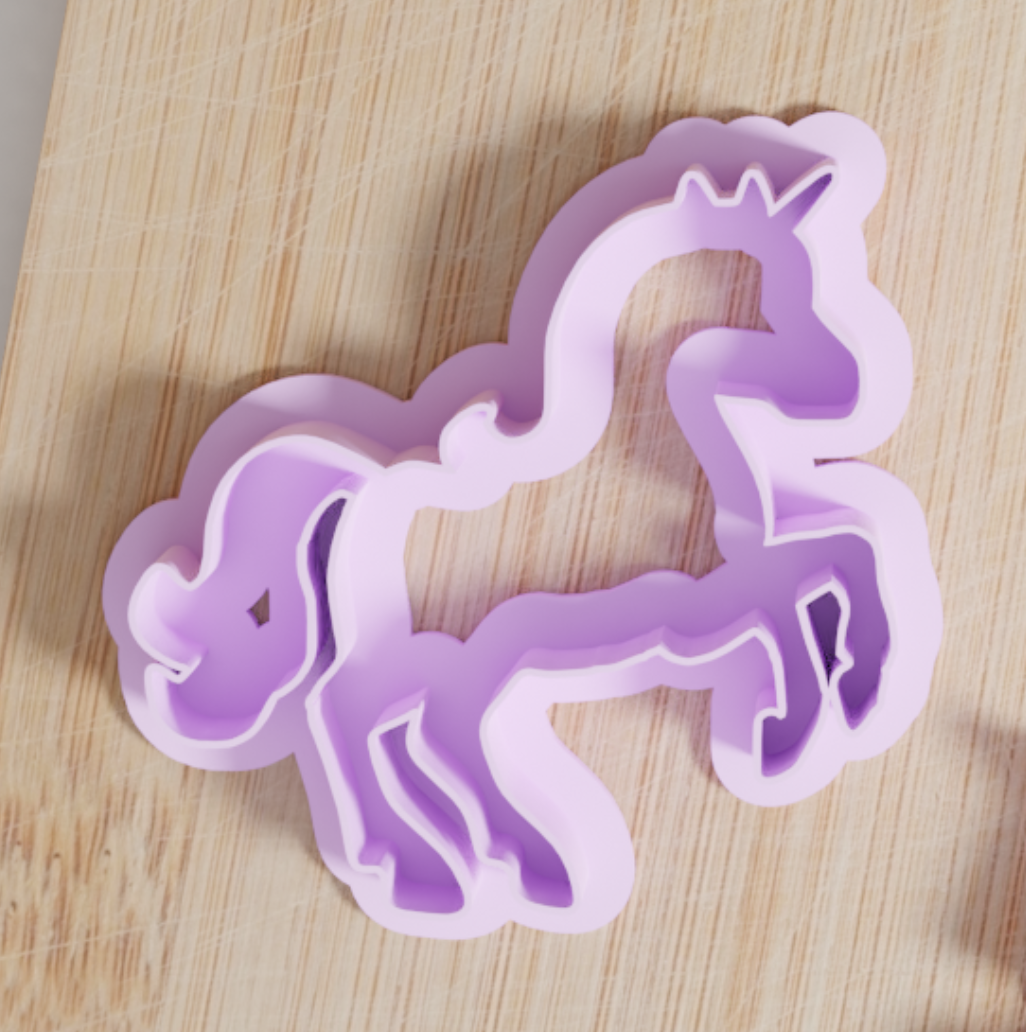 Unicorn Cookie Cutters. Set of 4 Premium Unicorn Cookie Cutters. Four Sizes, Rainbow Of Colors!