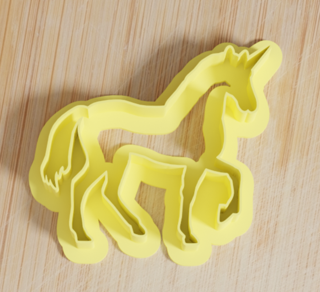 Unicorn Cookie Cutters. Set of 4 Premium Unicorn Cookie Cutters. Four Sizes, Rainbow Of Colors!