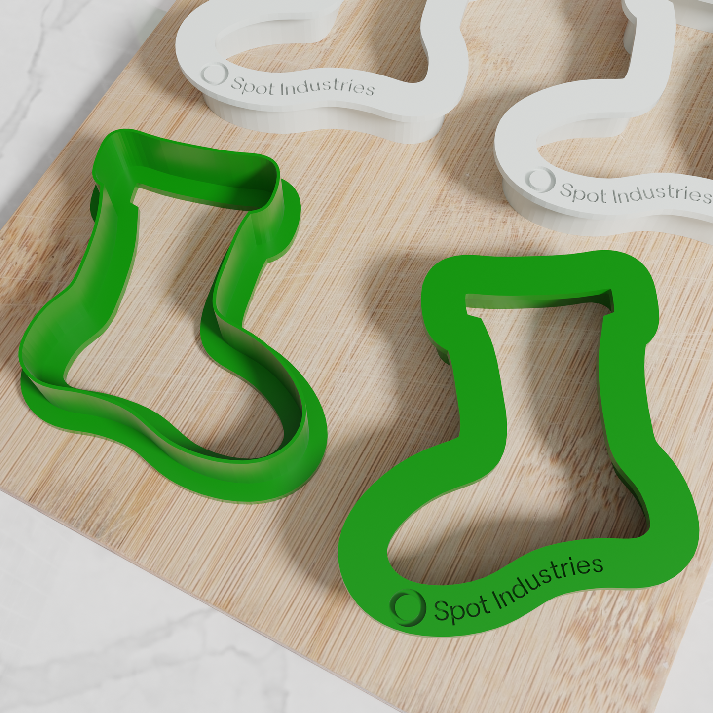 Easy Grip Stocking Cookie Cutter Set For Kids & Adults! Custom Sizes, Multiple Colors. Work As Clay Cutter And Fondant Cutter Too!